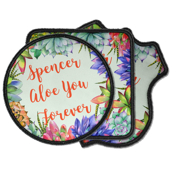 Custom Succulents Iron on Patches (Personalized)