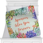 Succulents Minky Blanket (Personalized)