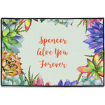 Succulents Door Mat - 36"x24" (Personalized)