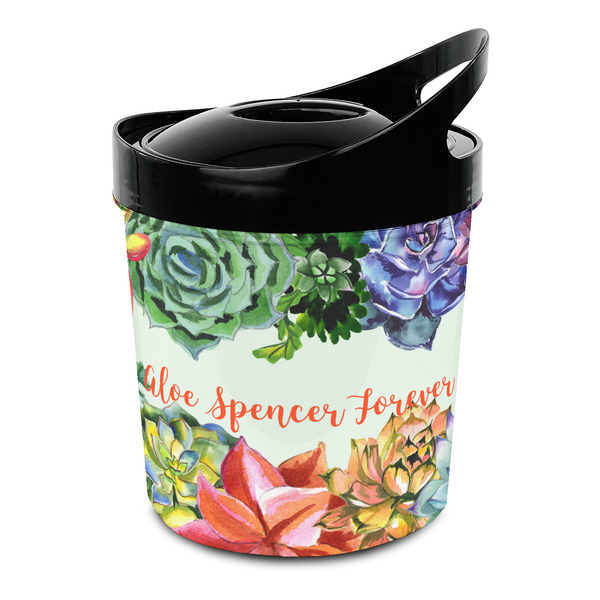 Custom Succulents Plastic Ice Bucket (Personalized)
