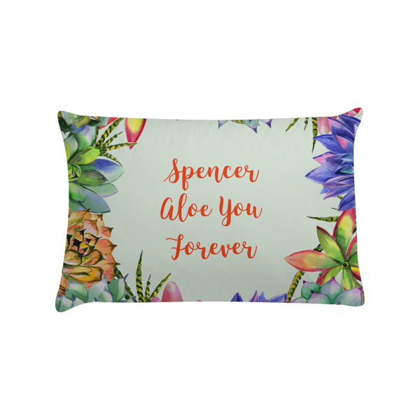 Custom Succulents Pillow Case - Standard (Personalized)
