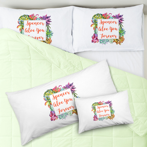 Succulents Pillow Cases - LIFESTYLE