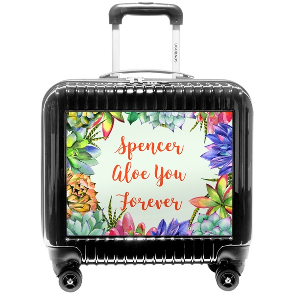 Custom Succulents Pilot / Flight Suitcase (Personalized)