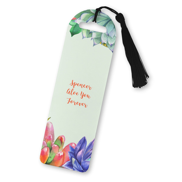Custom Succulents Plastic Bookmark (Personalized)