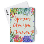 Succulents Playing Cards (Personalized)