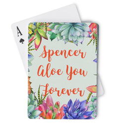 Succulents Playing Cards (Personalized)