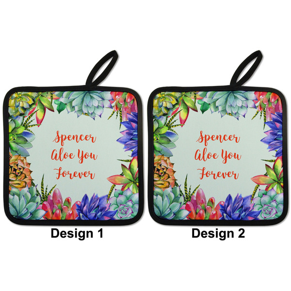 Succulents Pot Holders - Set of 2 APPROVAL