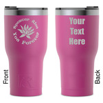 Succulents RTIC Tumbler - Magenta - Laser Engraved - Double-Sided (Personalized)