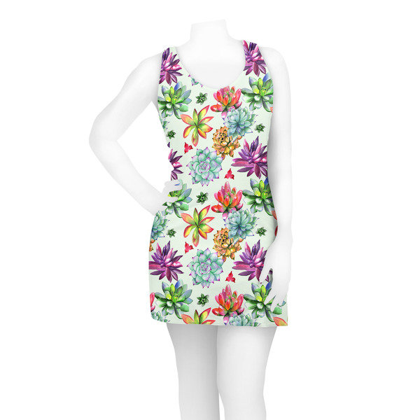 Succulents Racerback Dress - On Model - Front