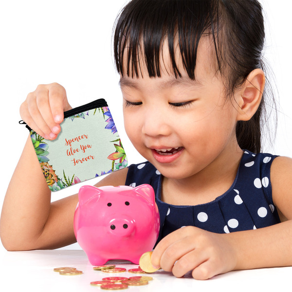 Succulents Rectangular Coin Purses - LIFESTYLE (child)