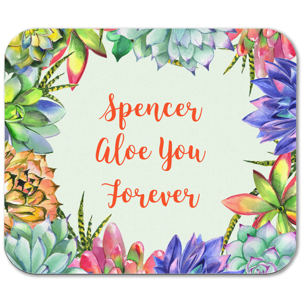 Succulents Rectangular Mouse Pad - APPROVAL