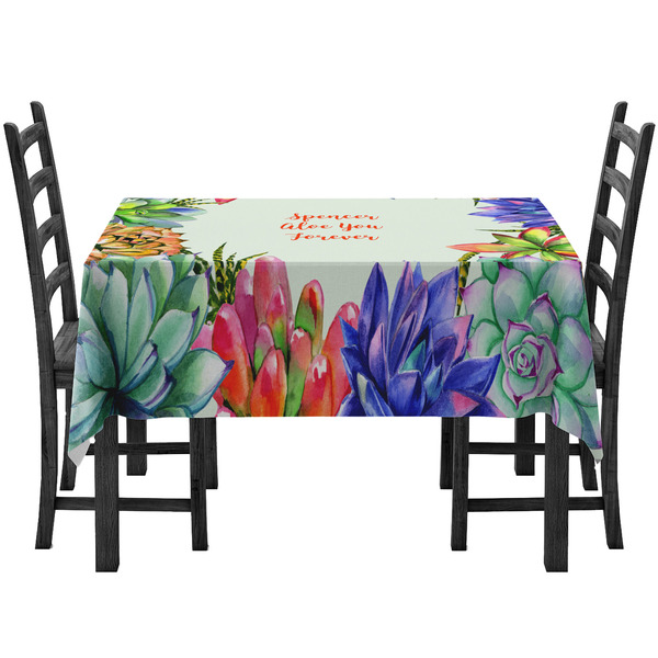 Custom Succulents Tablecloth (Personalized)