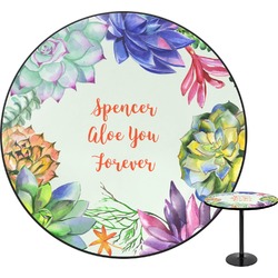 Succulents Round Table (Personalized)