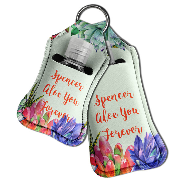 Succulents Sanitizer Holder Keychain - Both in Case (PARENT)