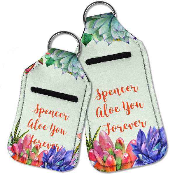 Succulents Sanitizer Holder Keychain - Parent Main