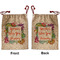 Succulents Santa Sack - Front & Back (Personalized)