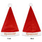 Succulents Santa Hats - Front and Back (Double Sided Print) APPROVAL