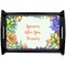 Succulents Black Wooden Tray - Small (Personalized)