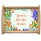 Succulents Natural Wooden Tray - Large (Personalized)