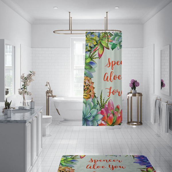 Succulents Shower Curtain - 70"x83"