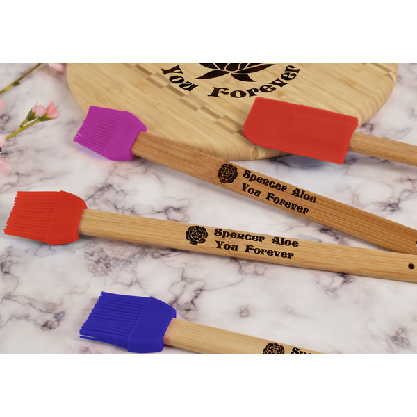 Succulents Silicone Brush - Red - Lifestyle