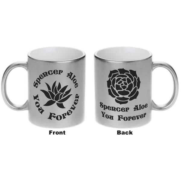 Succulents Silver Mug - Approval