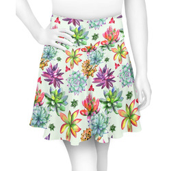 Succulents Skater Skirt - X Small (Personalized)