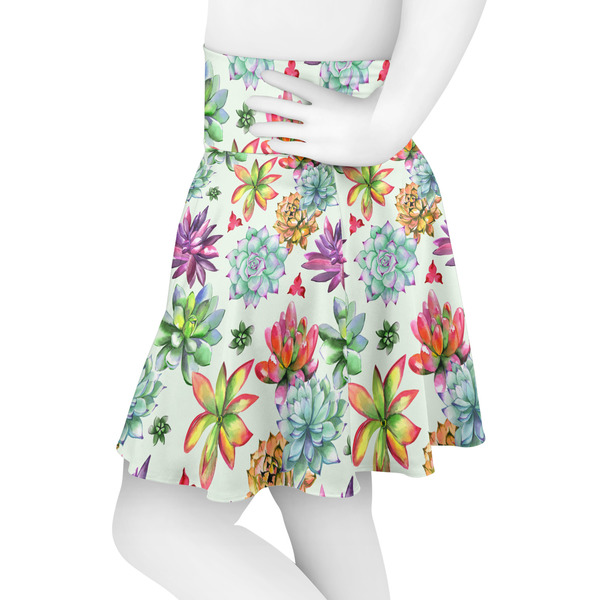 Succulents Skater Skirt - Side