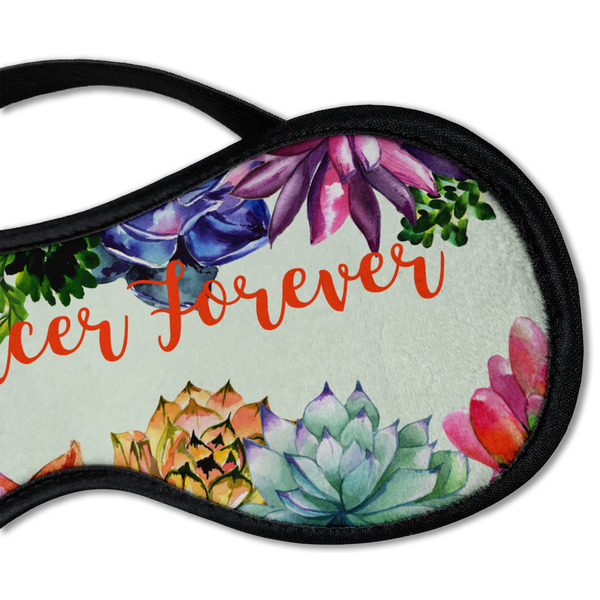 Succulents Sleeping Eye Mask - DETAIL Large