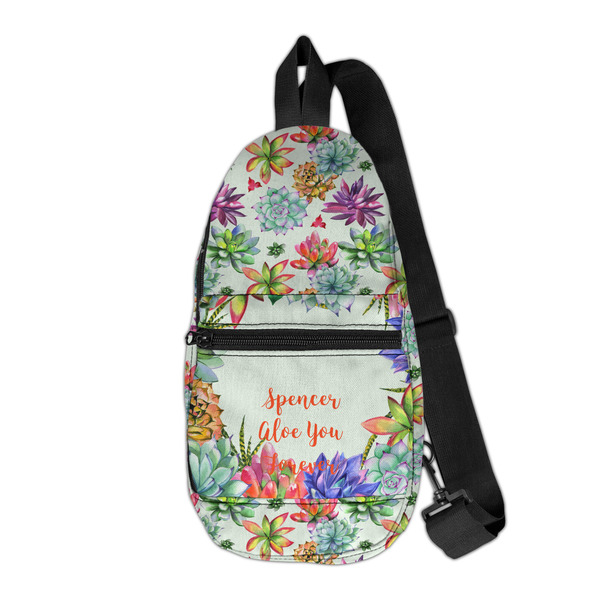 Custom Succulents Sling Bag (Personalized)