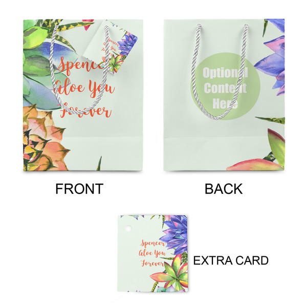 Succulents Small Gift Bag - Approval