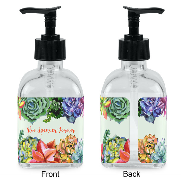 Succulents Glass Soap/Lotion Dispenser - Approval