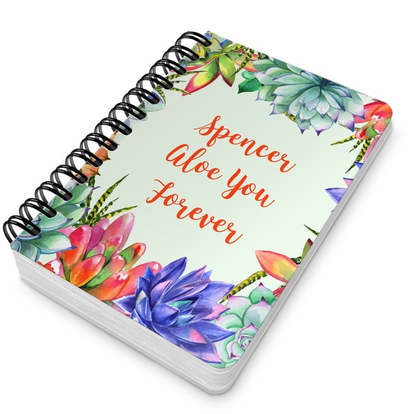 Succulents Spiral Journal 5 x 7 - Main