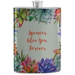 Succulents Stainless Steel Flask (Personalized)