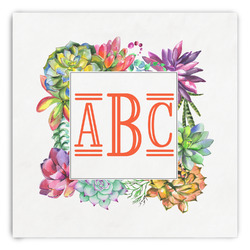 Succulents Paper Dinner Napkins (Personalized)