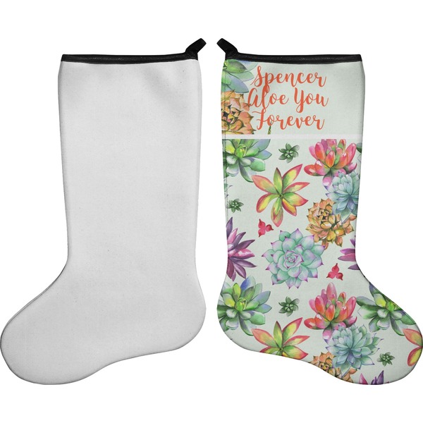 Succulents Stocking - Single-Sided - Approval