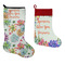 Succulents Stockings - Side by Side compare