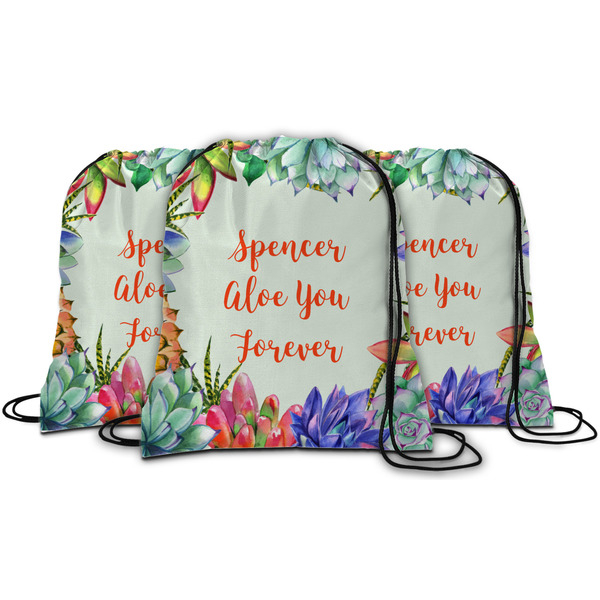 Succulents String Backpack - MAIN