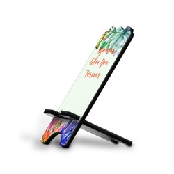 Succulents Stylized Cell Phone Stand - Large (Personalized)