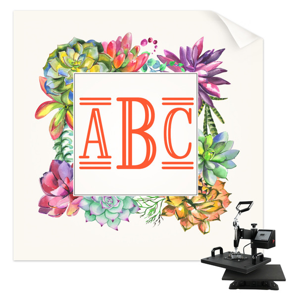 Custom Succulents Sublimation Transfer (Personalized)