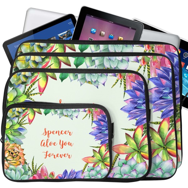 Succulents Tablet & Laptop Case Sizes