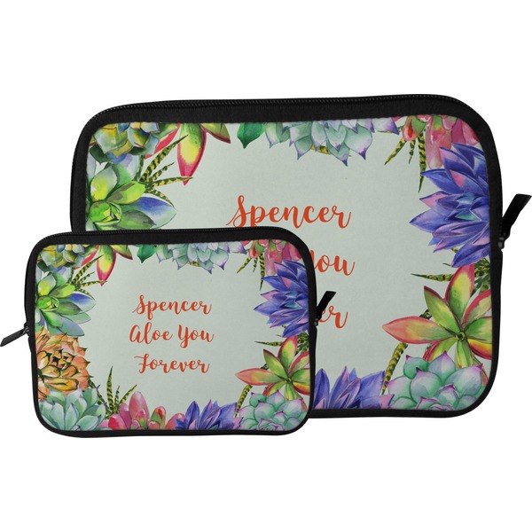 Succulents Tablet Sleeve (Size Comparison)