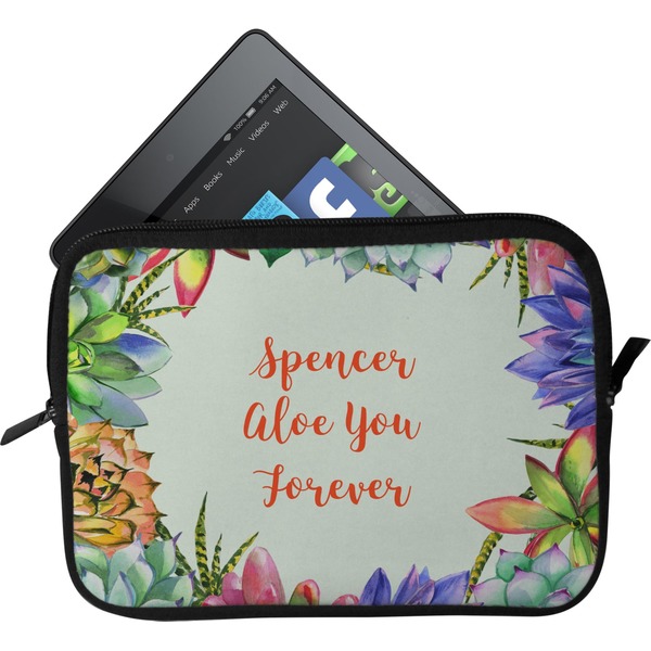 Custom Succulents Tablet Case / Sleeve - Small (Personalized)