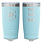 Succulents Teal Polar Camel Tumbler - 20oz -Double Sided - Approval