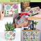 Succulents Tissue Paper - In Use Collage