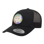 Succulents Trucker Hat - Black (Personalized)