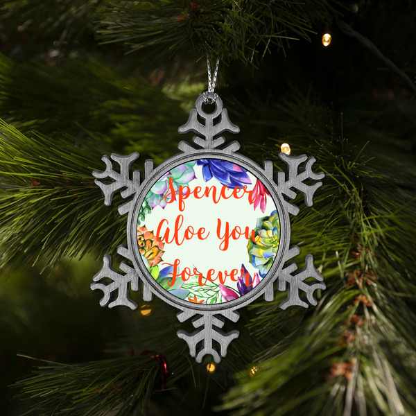 Succulents Vintage Snowflake - (LIFESTYLE)