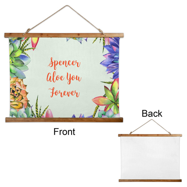 Succulents Wall Hanging Tapestry - Landscape - APPROVAL