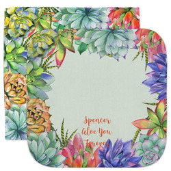 Succulents Facecloth / Wash Cloth (Personalized)