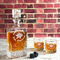 Succulents Whiskey Decanters - 26oz Rect - LIFESTYLE